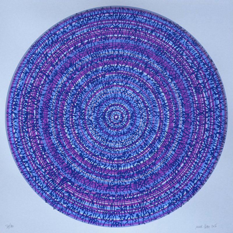 Kontrola myšlenek, 50 x 50cm, 2016